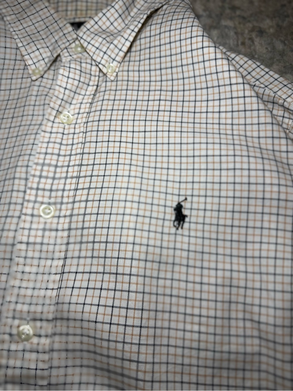 Ralph Lauren Blake Button-Down Plaid Shirt Men’s Large